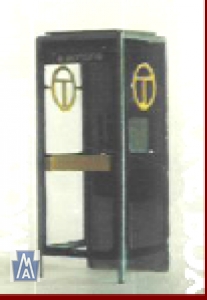 S25, HO, Modern Telephone Box, Messing, Bausatz