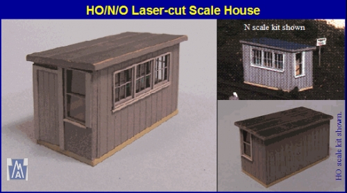 084 Spur N Scale House Kit