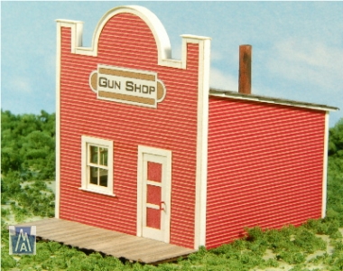 19053 HO Gun Shop Laser-Bausatz