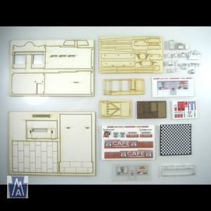 126 N Route 66 Series: DESERT CAFE Bausatz