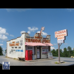 127 N Route 66 Series: INDIAN TRADING POST Bausatz