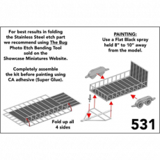 531 N 8 x 16 Utility Trailer Bausatz