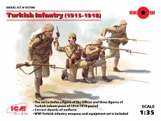 3315700 ICM: Turkich Infantry 1915-1918 (4 figures), Bausatz