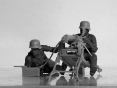 3315645 / 35645 WWII German MG08 MG Team (2 figures), Bausatz