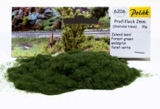2 mm 6206 Profiflock 2mm forest green, 30g