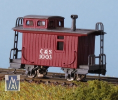 30053 Spur Nn3 RTR Colorado Southern 4 Wheel Caboose