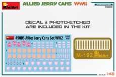 49003 / 6460049003 ALLIED JERRY CANS WW2, Bausatz, 1:48, Kanister