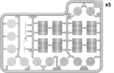 49002 / 646004900 GERMAN FUEL DRUMS 200L, Bausatz, Fässer