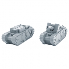 499 45 015 Artillery Tank & Supply vehicle 2pk,
