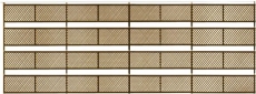 61081 Z C-Thru Grating w/4 x 6 Panels – 350 Z-Scale Feet, Bausatz