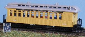 30069 RTR Nn3 Coach gelb D&RGW