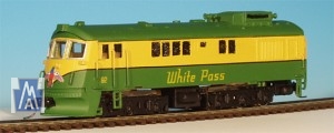 ALB 10 RTR White Pass &  Yukon Route GE Class 90 Diesels Nn3