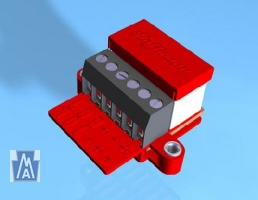Adapter Packung mit 4 Stück (zum Betrieb motorischer Antriebe an Magnetartikeldecodern)