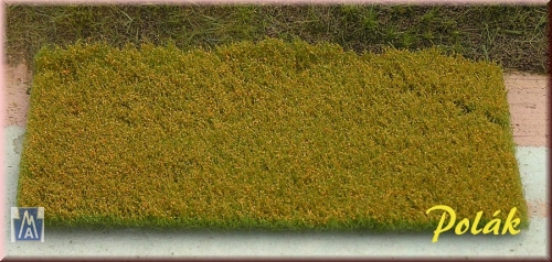 Terrain Tapis Fleurs Prairie Bas Orange 17,5 x 13 cm Polak 5975 