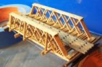 3028 55Ft span Truss Rod Bridge N Bausatz