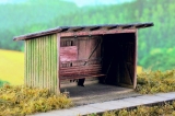 98502 Kit, Wooden Passenger Shelter