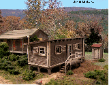 1000 N  Joes Cabin and Outhouse Kit