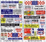 157 HO Feed and Seed Store Signs,