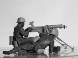 3315645 / 35645  WWII German MG08 MG Team (2 figures), Bausatz