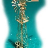 96707 N Wind Mill Water Pump, Kit, Brass