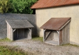 98514 HO Two sheds to the wall 1:87 Bausatz