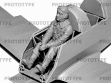32111 / 3319111 WWII Axis Pilots in the cockpit, Bausatz, 1:32