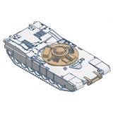499 45 914 M1 Abrams Tank M1 Panther Mine Clearing Vehicle - 2pk, Bausatz, unbemalt