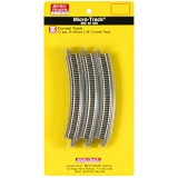 99040903 Z/Nn3 curved Track r195mm x 30d Curved Package of 12 pcs